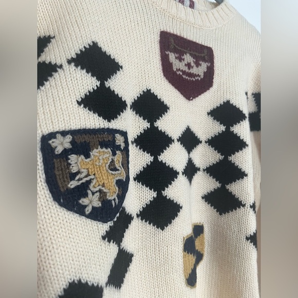 GANT VINTAGE 100% VIRGIN WOOL SWEATER MEDIUM - Picture 5 of 6